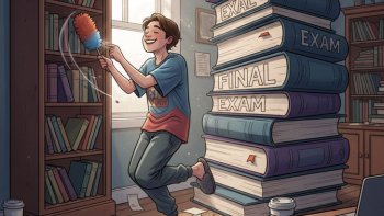 【なぜか集中できないあなたへ】テスト前に掃除を始める心理学。その現実逃避、実は「天才的な防衛本能」だった。